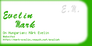 evelin mark business card